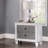 Modern Rustic 2-Drawers Nightstand Wooden Bedroom Furniture 1Pc Farmhouse Style