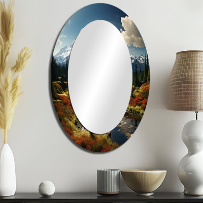Luxullian - Miroir paysager en métal
