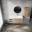 Meuble-lavabo mural élégant avec rangement abondant et attrait moderne