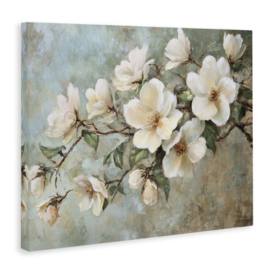  «In Bloom Flower Branch», art mural sur toile par Petal Prints Design
