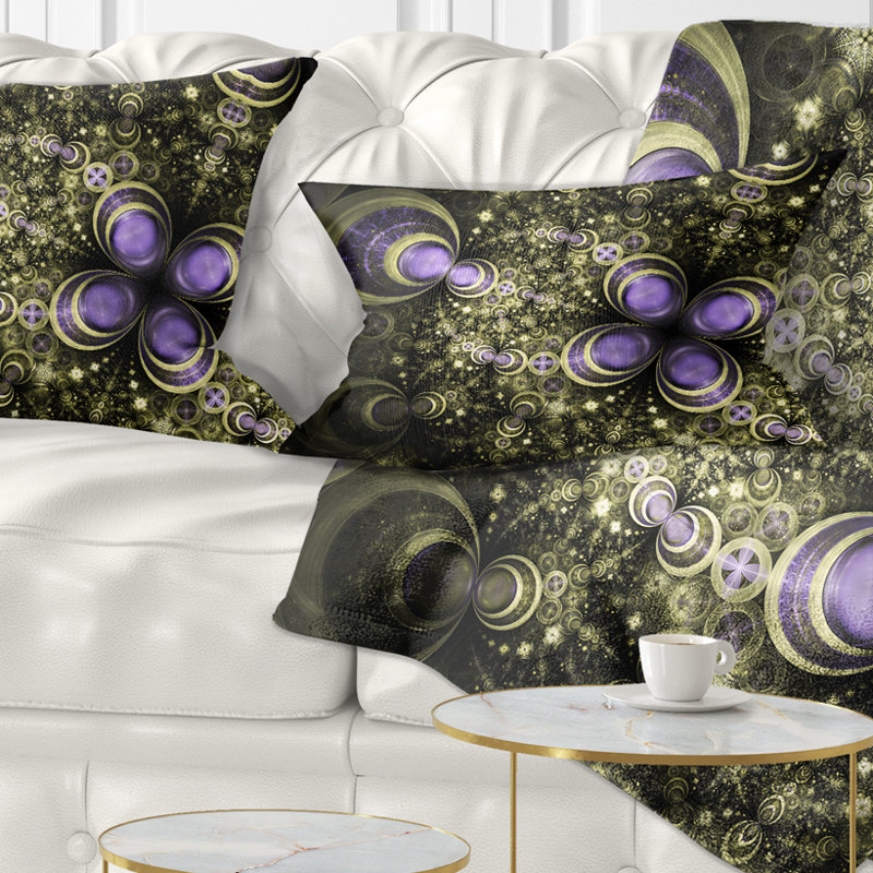 Coussin lombaire en fleur d’art digitale