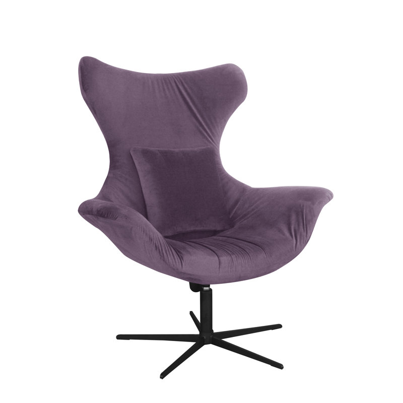 Swivel Lounge Chair, Violet