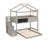 Kids Twin Over Full Bunk Bed with Drawers-72514188