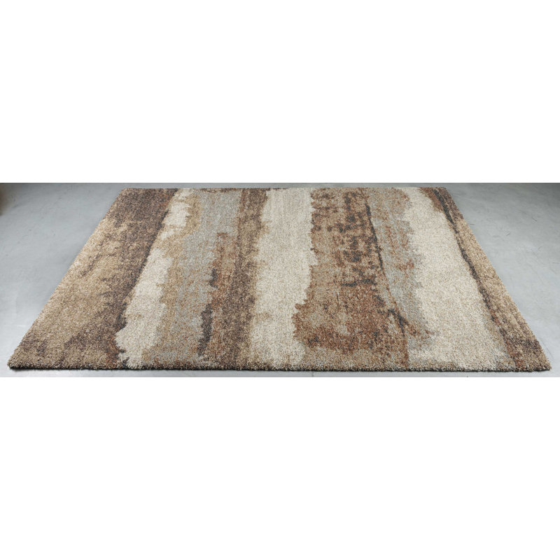 Abstract 120cm X 170cm Area Rug, Brown, Rectangle 80 x 150 cm