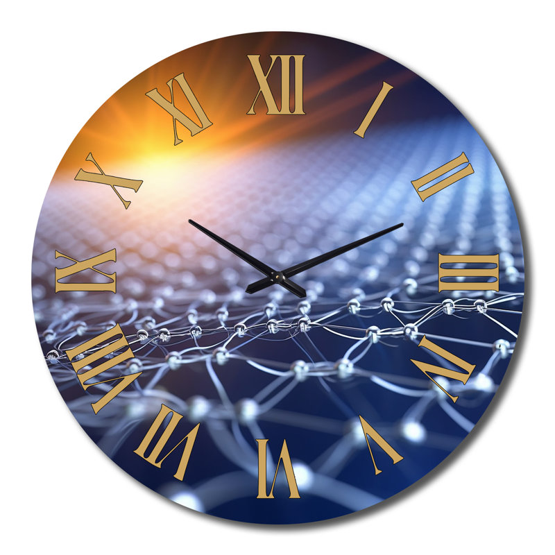 Horloge murale abstraite, Grand