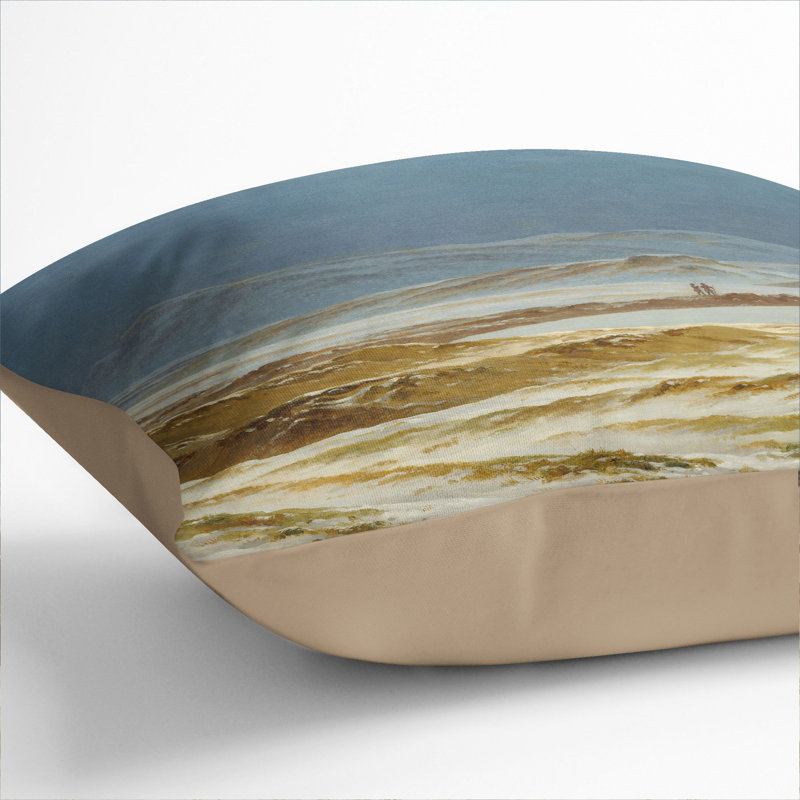 Spring Landscape Scatter Cushion, Stone, 55cm H x 55cm W x 20cm D
