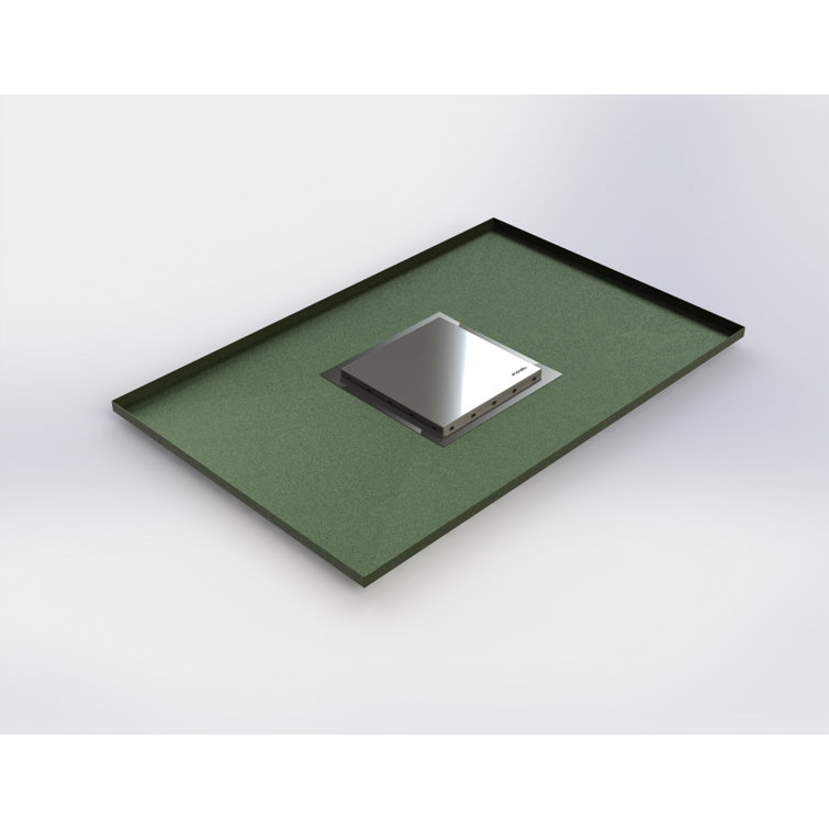 48'' W 32'' D Rectangular Shower Base