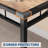 Dining Table Set for 2, 3-Piece Kitchen Table with 2 Upholstered Chairs and Corner Protectors, Compact Small Space Dining Set for Apartment, Kitchen, or Studio-1440893904