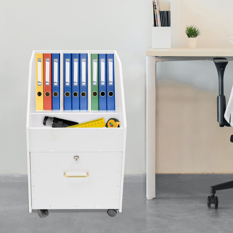 Maydean 15.75'' Wide 1 -Drawer Mobile File Cabinet