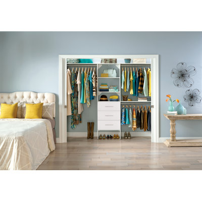 SuiteSymphony 84" W - 120" W Closet System with Drawers