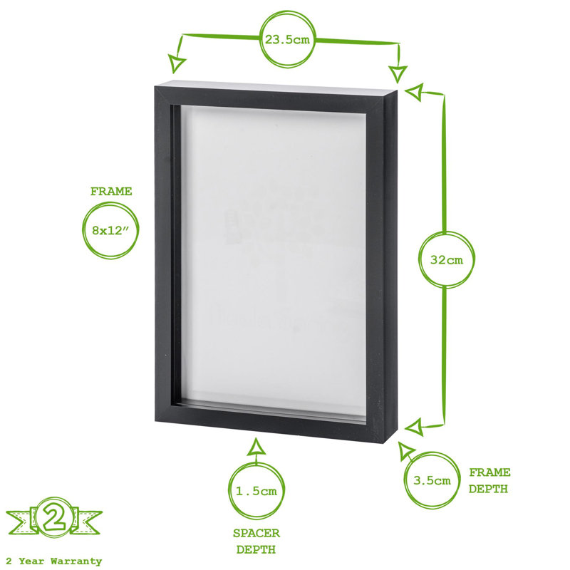 Plastic Box Frame in Grey