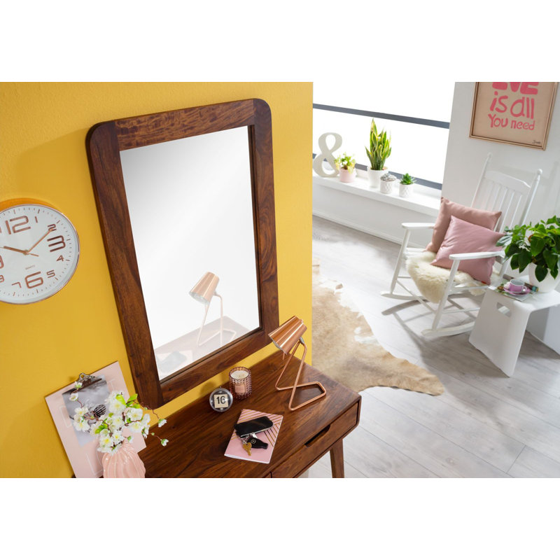 Malmö 2 Wood Wall Mirror