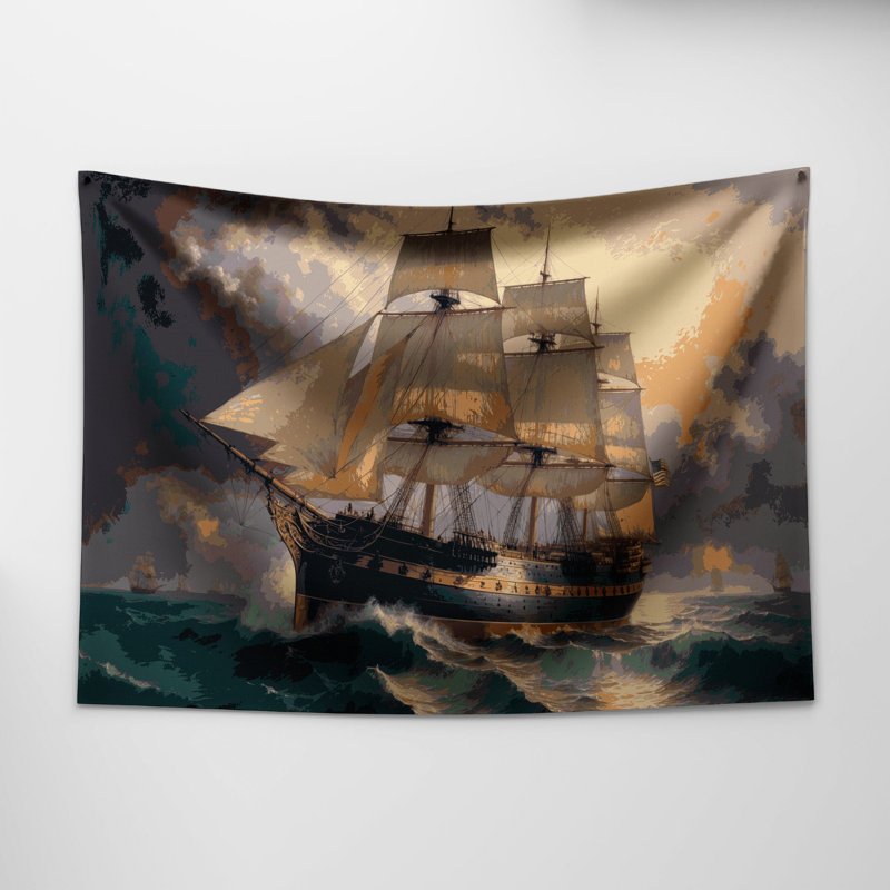 Tapisserie murale Nautical, 51 po x 60 po