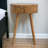 Nordic Circular Shaped Bedside, 1-Drawer, Oak-581666234