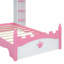 Lit plateforme simple avec tablette de rangement Dreamy-1641075109