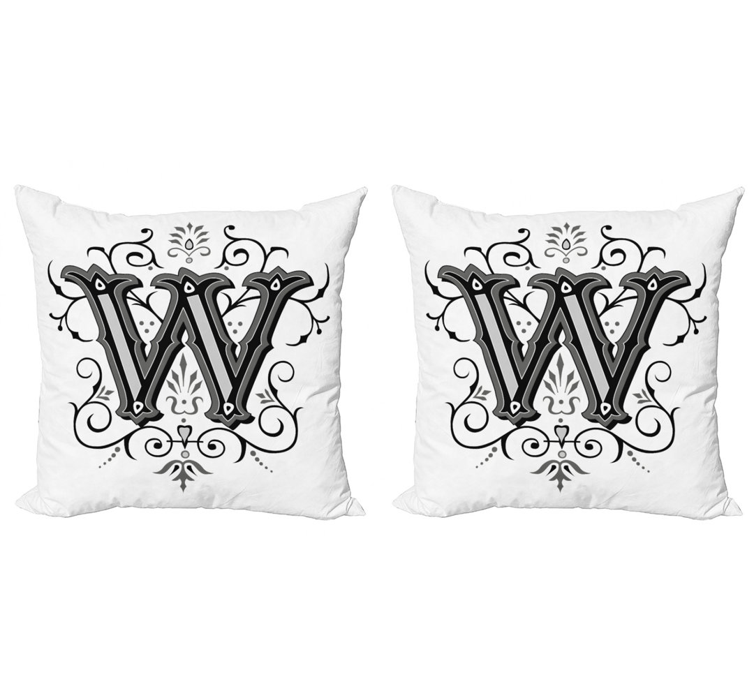 Reversible Pillow Cover (Set of 2) Ambesonne