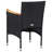  Dining Set Black, Brown, Cream