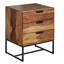 Adriann 50cm W Iron Bedside Table