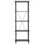 Bibliothèque étagère en acier H 74,5 po x l 26 po Zona-1701189616