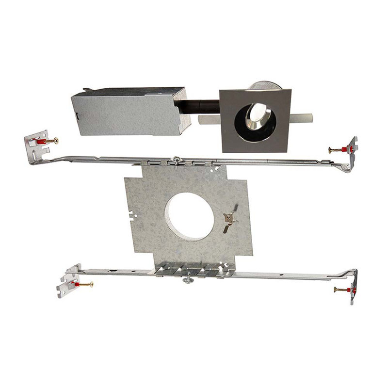 Ensemble d’éclairage encastré LEDme®, Blanc chaud, Métal industriel