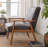 Beachwood Upholstered Armchair-297072042