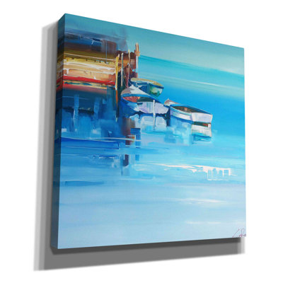 «Port Fairy Moorings» par Craig Trewin Penny, art mural sur toile