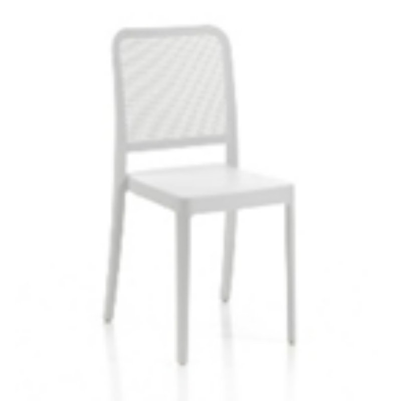 Lemelin 45.5cm H Stacking Side Chair, White