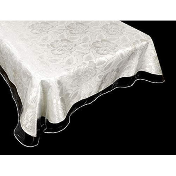 42 x 120 Inch Clear Plastic Tablecloths Rectangular Desk Pad