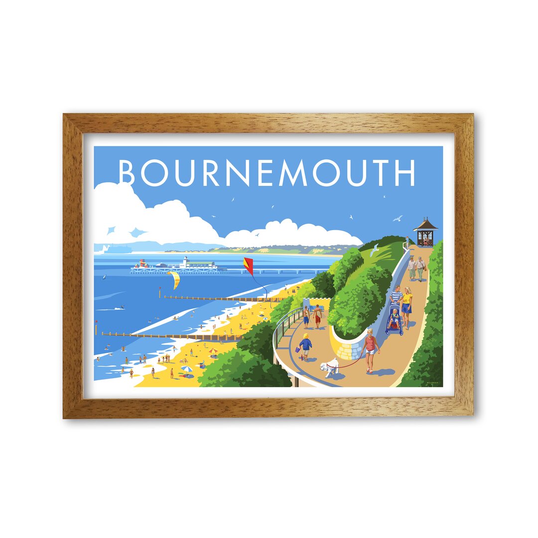 Grafikdruck Bournemouth von Stephen Millership