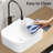American Style Milk White Rectangle Bathroom Vanity Sink Above Counter, Made Of Ceramic, Non - Porous Surface For Stubborn Stains Removal, Small Scratches , 15.3 In Depth, 12.04 Width, 5.62 Height