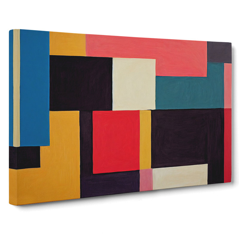 Bauhaus Abstract Vol.2 - Wrapped Canvas Print, 35cm H x 50cm W x 3cm D
