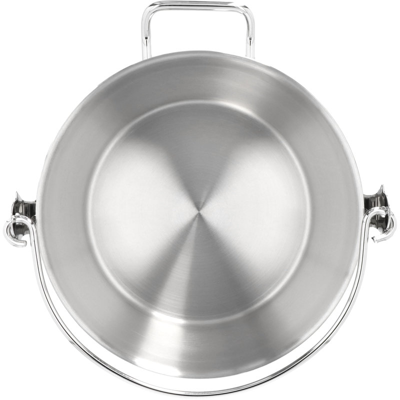 Demeyere Resto 10.57-qt Stainless Steel Maslin Stock Pot