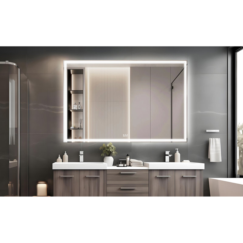 Miroir de salle de bain mural