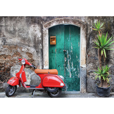 '"La Dolce Vita" Tempered Glass Wall Art, 20" x 28"