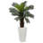 Artificial Cycas Plant in White Tower Planter