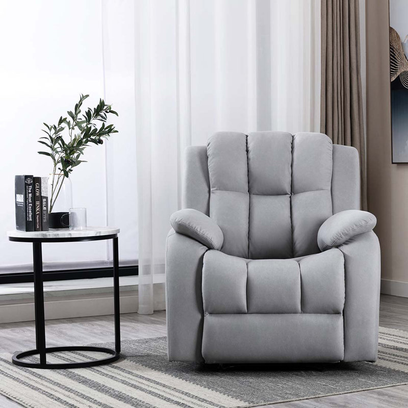 Krikoris Ergonomic Recliner, Grey, Manual