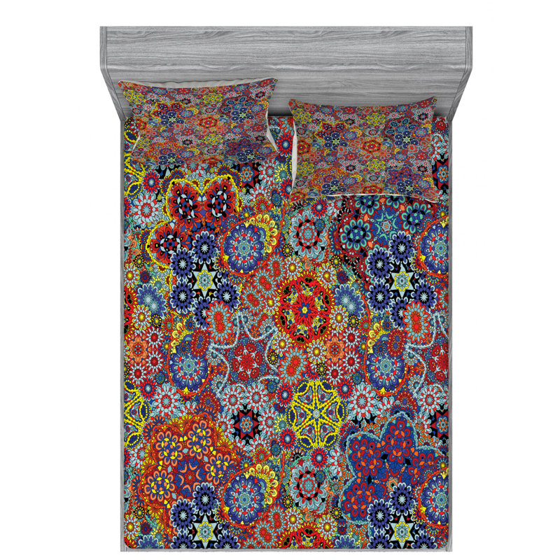 Microfiber Floral Pillowcase, Full Pillowcase