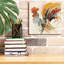 «Festive Rooster 2» par Albena Hristova, art mural sur toile-725385892