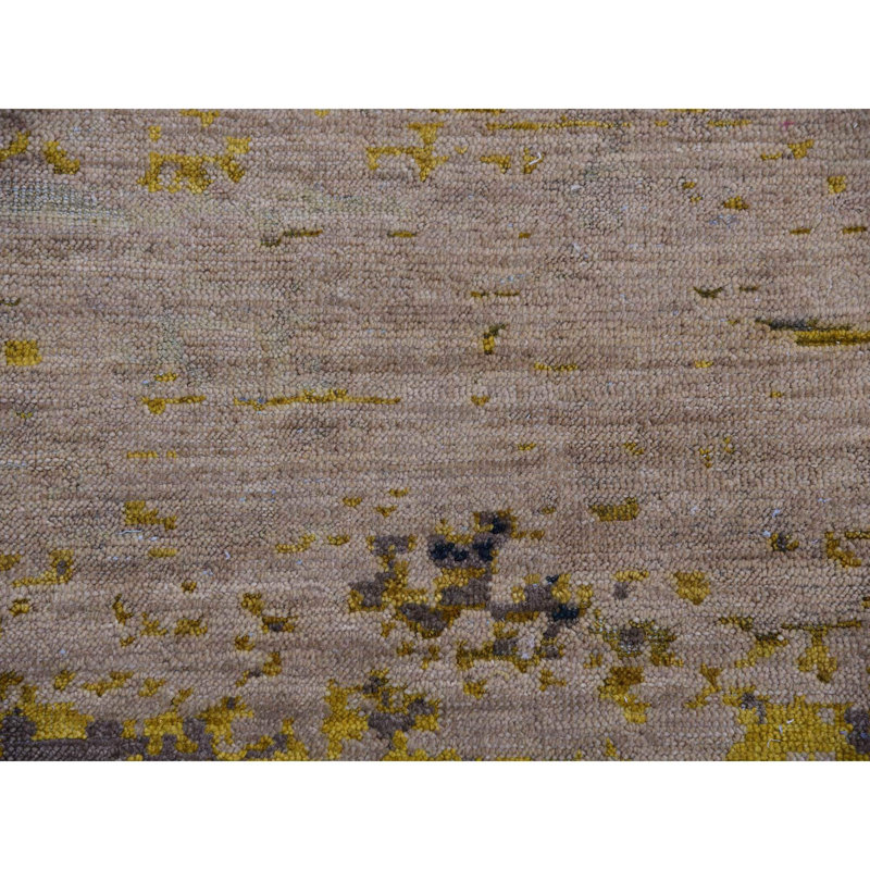 Ceila One-of-a-Kind Rectangle 9' X 12'2" 1950s Wool Area Rug Beige