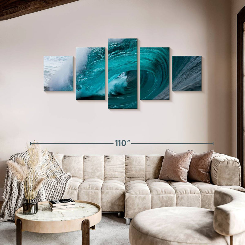 Gillard Powerful Ocean Wave, 42" H x 92" W