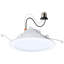 9/11/13W LED Downlight Retrofit 27K/30K/35K/40K/50K CCT 6 Inch Regressed Wafer Round