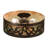 Rustic Lodge Glass Flush Mount