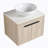 24 " Modern Design Float Bathroom Vanity With Ceramic Basin Set