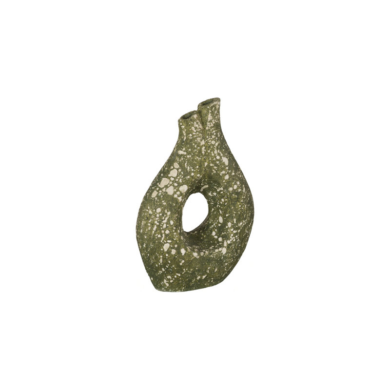 Olive Oil Vase Green, Medium, 13" H x 8" W x 4" D