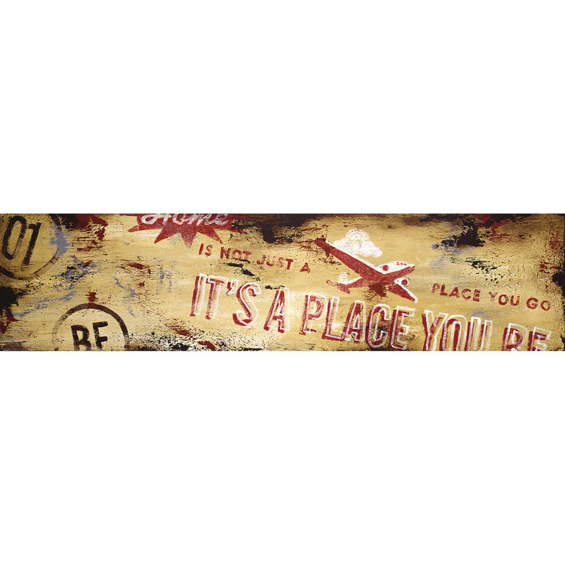 Home - Reproduction de publicité sur toile tendue, H 16 po x l 48 po x P 1,5 po