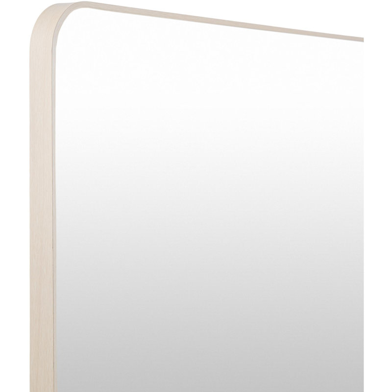 Miroir pleine longueur Destefano Essence, 32 po x 32 po, Chêne blanchi