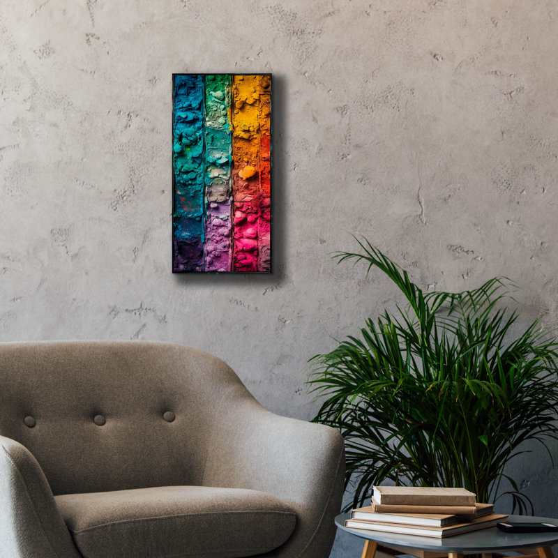 «Palette» par Decent Exposures, art mural 12 po x 24 po