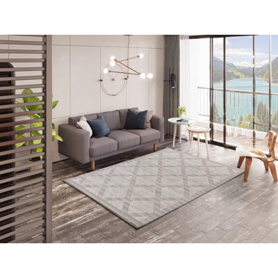 Tarcienne Rectangle Geometric Area Rug