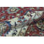 Tapis bleu et rouge noué à la main de haute qualité
