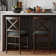 Vicissitudes Solid Wood & Mdf Walnut Bar Sets(Long Bar Table & Barstools(Set Of 2) & Swivel Barstools(Set Of 2))